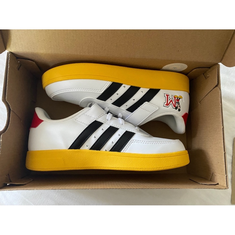 ADIDAS Breaknet X Disney Mickey Mouse Shoes | Size 2 | Little Kids - Unisex